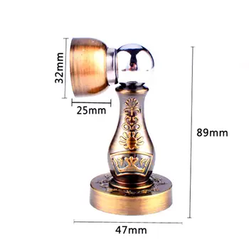 

Classical Pattern Magnetic Door Stops Door Stopper Holder Catch Floor Fitting MOLC