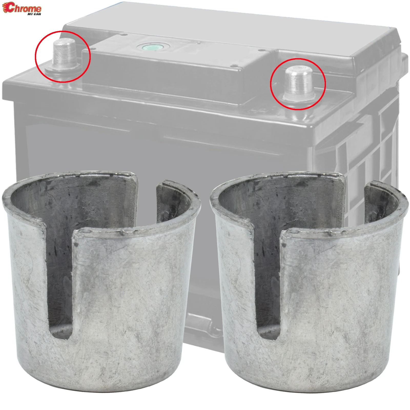 2PcsCarAutoTruckBatteryPostRepairShimsForWornDownPostsLoose