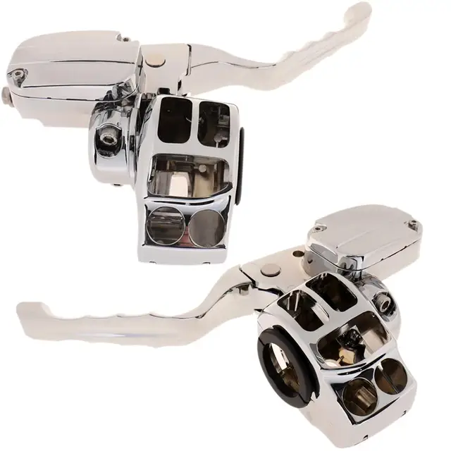 Chrome Handlebar Control Kit With Brake Hydraulic Clutch And Switch Housing For Harley Touring Electra Street Glide 2014 2020