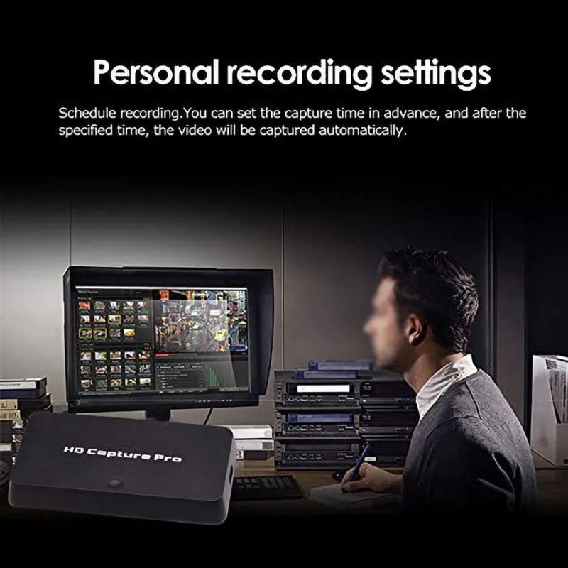  EZCAP295 Video Capture USB 2.0 1080P HD Audio Recorder Box Camcorder Computer Console Components Fo