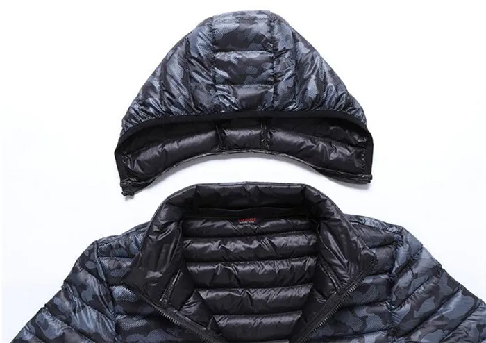Rlyaeiz осенние куртки мужские повседневные Chaquetas Hombre Сверхлегкий Камуфляжный пуховик Зимнее пальто мужская легкая куртка