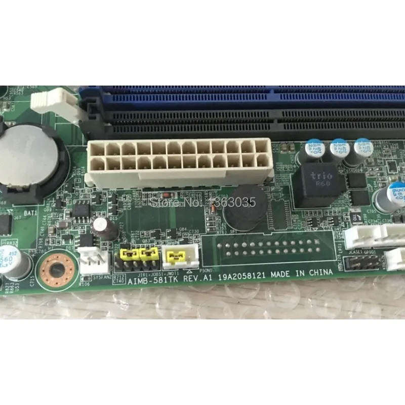 AIMB-581TK REV. A1 19A2058121 Промышленная материнская плата cpu протестированная Рабочая