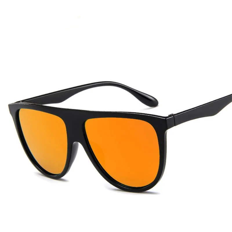 RBROVO, Винтажные Солнцезащитные очки, женские, брендовые, дизайнерские, Роскошные, мужские/женские, большая оправа, солнцезащитные очки, классические, уф400, для улицы, Oculos De Sol - Цвет линз: Red