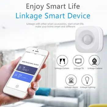 

WIFI PIR Motion Sensor Wireless Passive Infrared Detector Security Burglar Alarm Sensor Tuya APP Control Smart Home