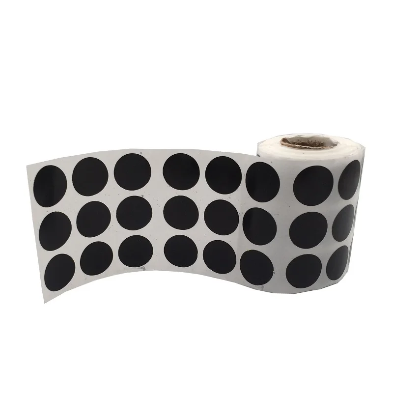 4 ​ /5 "(2 cm) 900 pièces/rouleau noir éclaboussures éclaboussures cible autocollants patchs de couverture pour le tir cible de tous les pistolets, pistolet à air comprimé, BBs