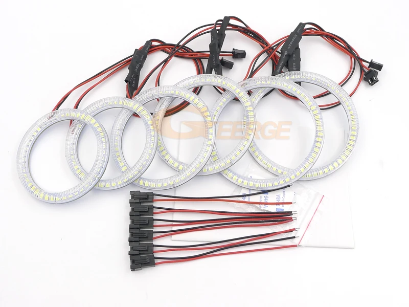Для Mitsubishi Lancer Evo 7 8 9 2002 2007 ультра яркий SMD LED Ангельские Глазки набор колец Дневной