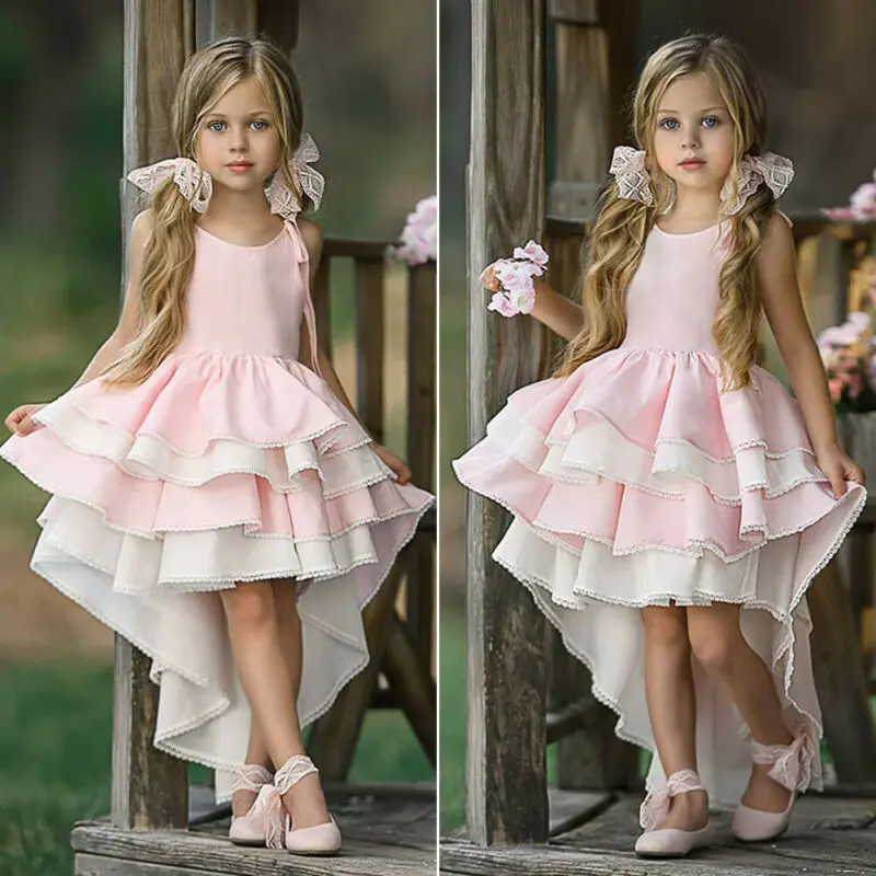 Kids Baby Girl Princess Dress Wedding Bridesmaid Pageant Birthday Party DressDresses AliExpress
