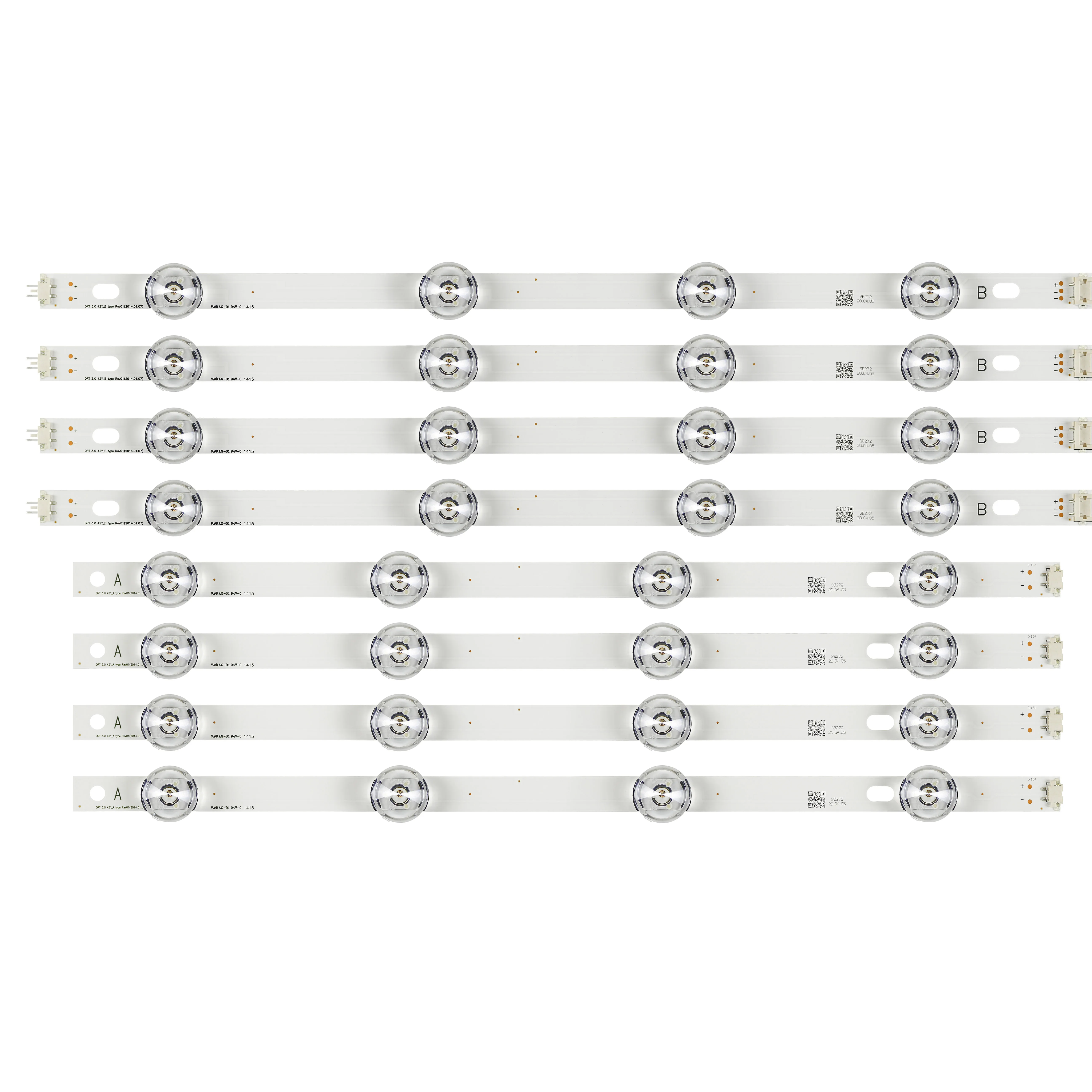 8 шт./комплект светодиодные ленты для подсветки LG 42LB5800 42LB585V 42LB DRT 3 0 42 A/B 6916L-1709A
