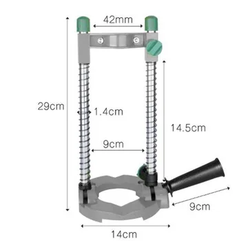 

Adjustable Angle Electric Drill Holder Guide Stand Positioning Bracket Casting