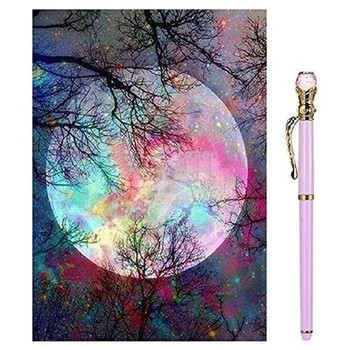 

Diamond Painting By Numbers Kit for Adults,Full Moon Tree Cross Stitch Kits Embroidery Home Decor