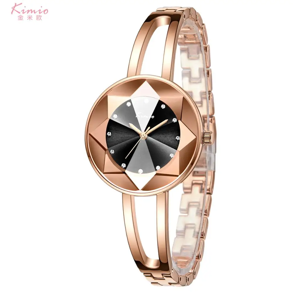 

KIMIO Women Watches Stainless Steel Bracelet Clock Grace Watch Gift Fashion Female Luxury Quartz Daily Waterproof Wristwatches