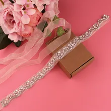 

Wedding belt bridal belt crystal rhinestone belt beige belt ladies belt dinner wedding accessories