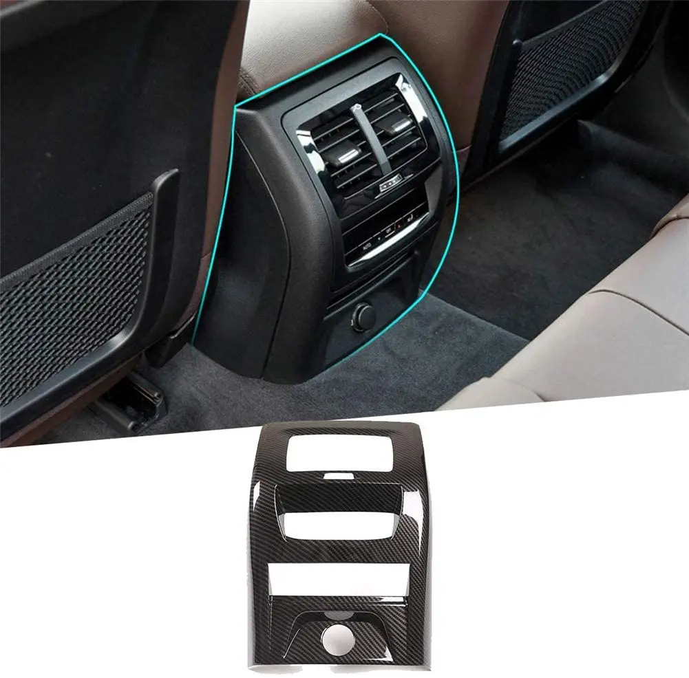 

For BMW X3 X4 G01 G02 2018 2019 ABS Palstic Car Rear Row Air Condition AV Outlet Vent Frame Trim Cover