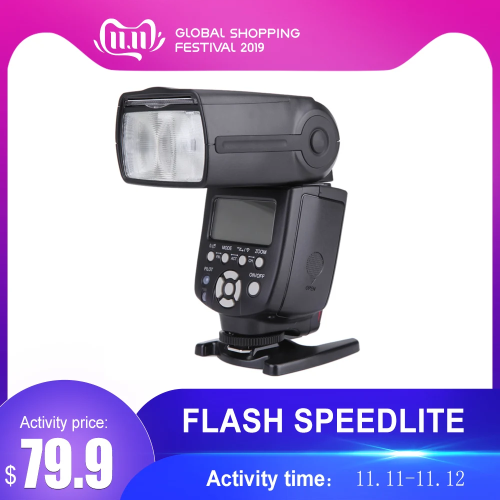 

YONGNUO YN560  2.4GHZ Wireless Flash Speedlite Wireless Transceiver Integrated for Canon Nikon Olympus Pentax Camera