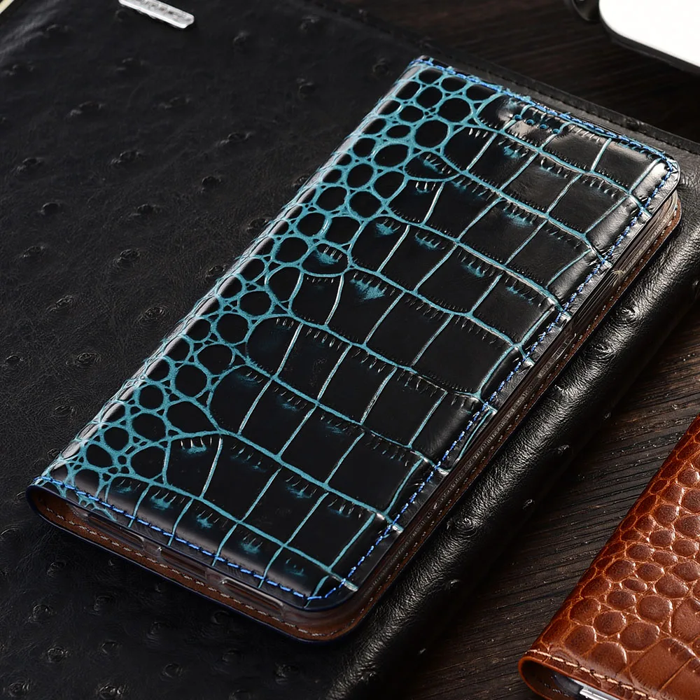 

Crocodile Genuine Flip Leather Case For Meizu m3 m3s m5 m5s m6 m6s m6T m8 m9 15 16 16s 16xs 16th m15 Note m5c A5 Plus Lite Cover