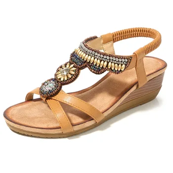 

Sandals Women Summer 2020 Roma Sexy Fish Mouth Flat Solid Color Peep Toe Buckle Style Fashion Sandals Shoes