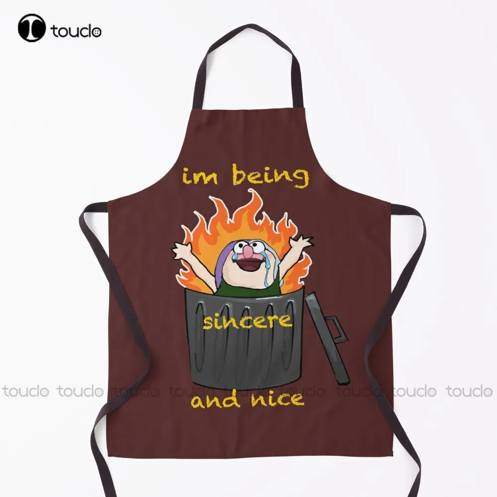 

New Trashacan Trasha Trashabag Trash Can Trash Funny Apron Size Apron Unisex
