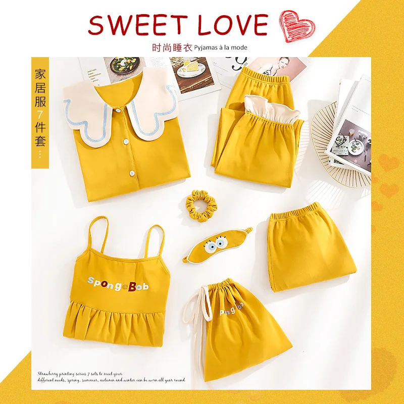 

C33635 Yali Position 2020 Spring 6535 Seven Sets Casual Tracksuit