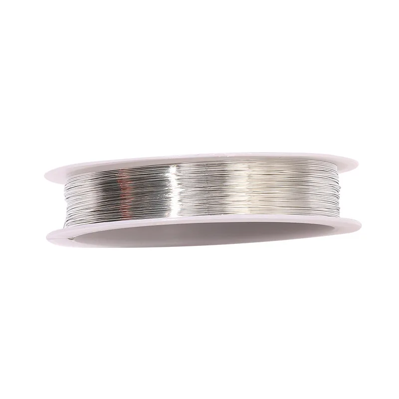 Jasol Lot De 10 Rouleaux De Fil De Cuivre Nu Polyvalent Coloré Pour Fabrication De Bijoux - 10 M - 0,3 Mm - Couleur Aléatoire