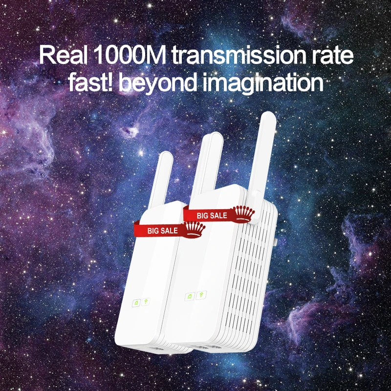 1 пара GLVISION GLP15 1000 Мбит/с PLC сетевой адаптер беспроводной WIFI удлинитель IPTV Homeplug AV