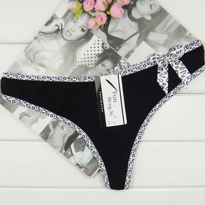 WTEMPO, 6 шт./партия, G String, термобелье, дышащее нижнее белье, сексуальные хлопковые трусики, женские трусы, нижнее белье Танга, стринги