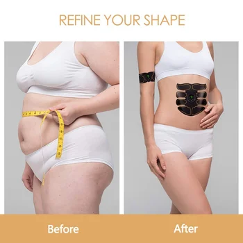 

ABS Abdominal Muscle Trainer Electric Press Stimulator Slimming Fitness EMS Exercise Machine Home Gym Fitness Equipment Training