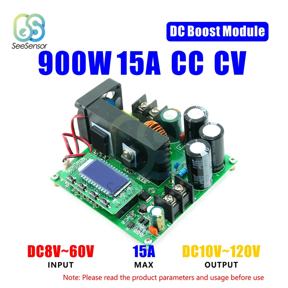 Повышающий преобразователь напряжения BST900W высокоточный силовой модуль с