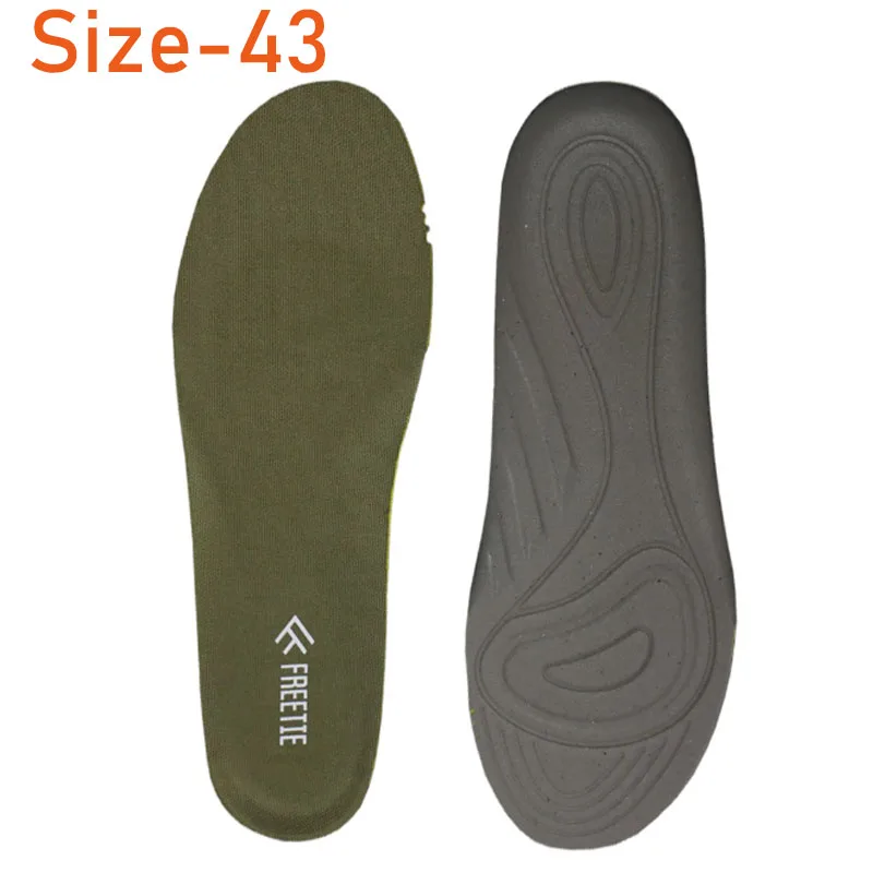 Xiaomi Freetie утолщенная губка амортизирующая стелька Дышащие Высокие эластичные стельки для кожаной обуви Спортивная повседневная обувь - Цвет: Size 43
