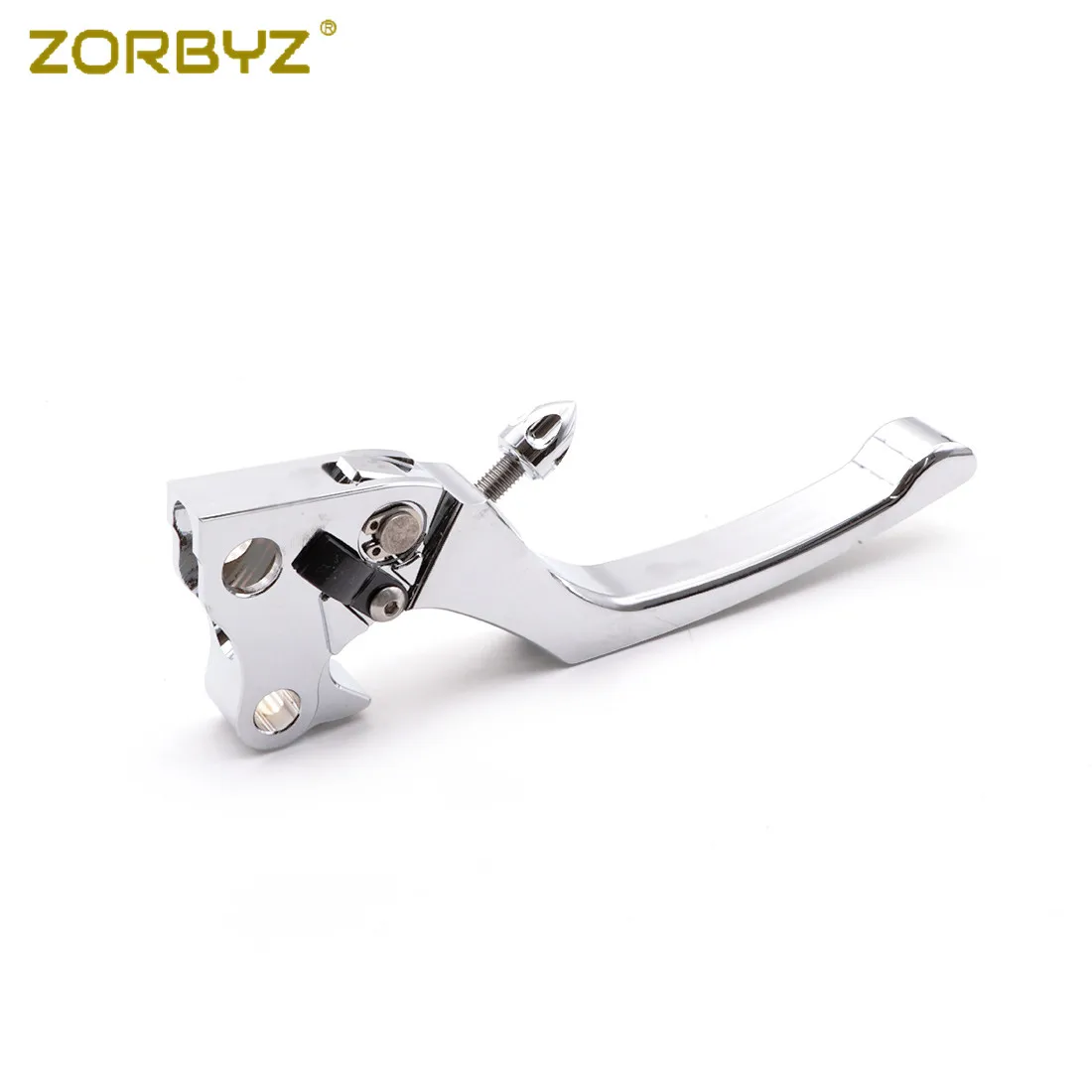 ZORBYZ хромированные ЧПУ режущие Регулируемые тормозные рычаги сцепления подходят для Harley XL 883 1200 2004-2013