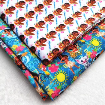 

Half yard 45*140cm cartoon print polyester cotton patchwork fabric mask 922