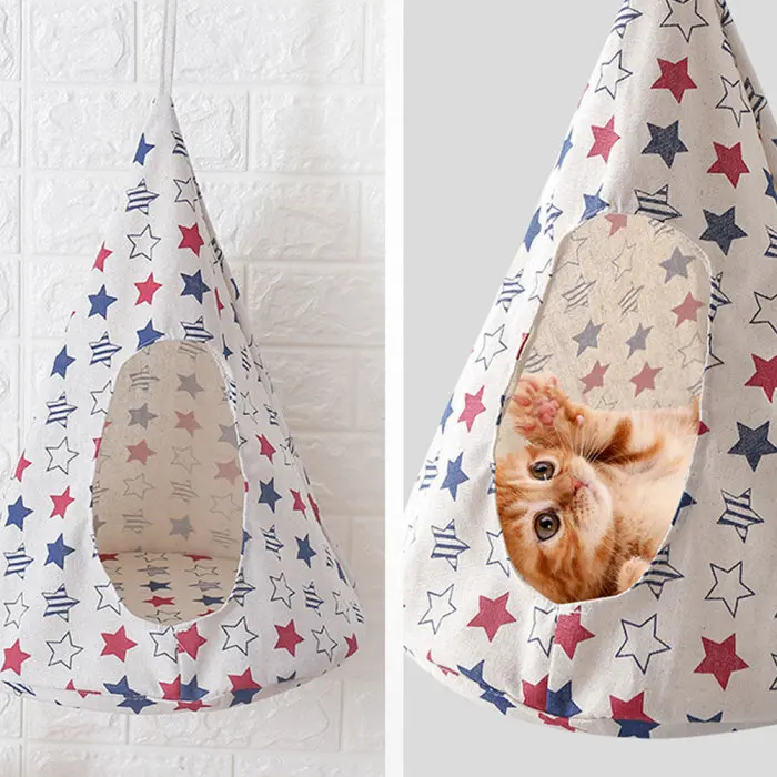 Pet Kitten House конусообразный дышащий гамак для кошек палаточные клетки товары для домашних животных DC112