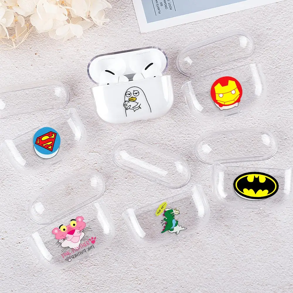 Забавный милый чехол для наушников с рисунком из мультфильма Airpods Pro беспроводные