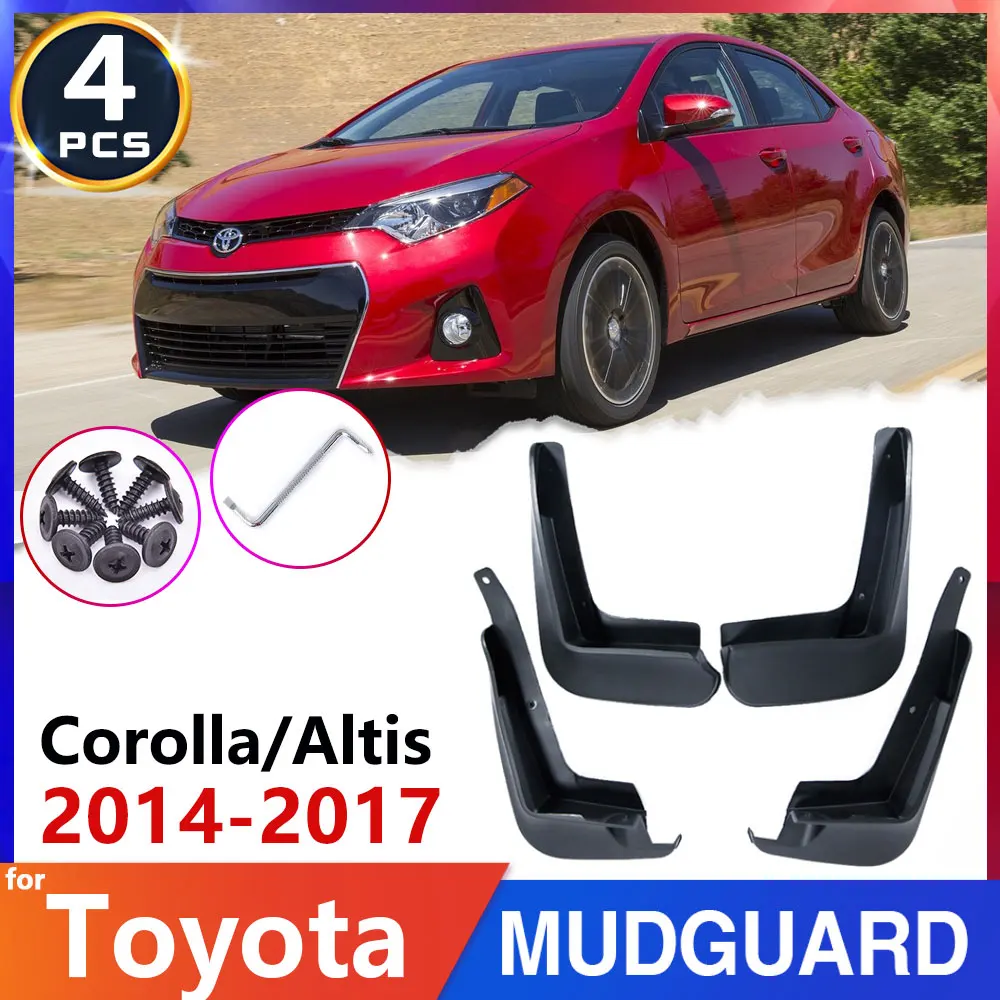 Автомобильный передний задний щиток грязи для Toyota Corolla Altis E170 2014 2015 Брызговики