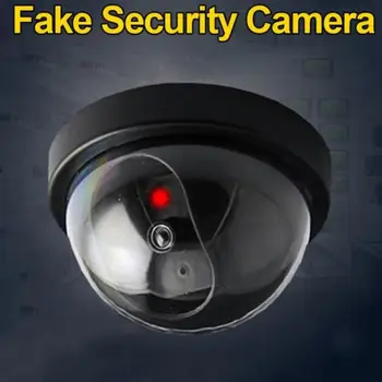 

720P Simulated Fake Dome Dummy Camera Security Camera with Flashing Red LED Light Home Security Camera