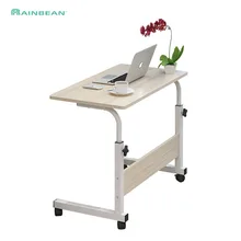 Съемный компьютерный стол регулируемый стол для ноутбука может быть поднят стоячий прикроватный диван-кровать стол для ноутбука с колесами 40*60 см
