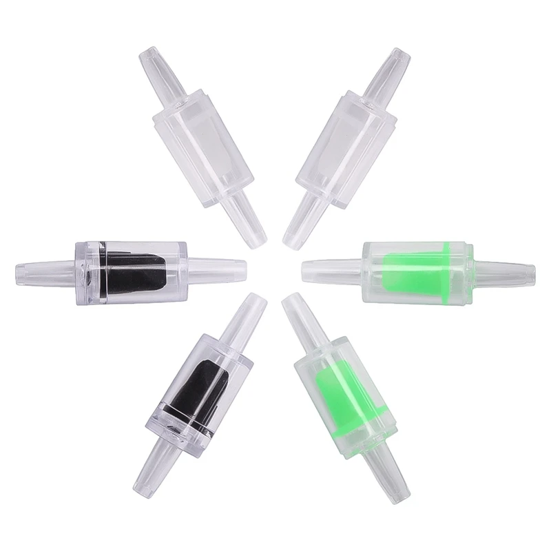 

Useful One Way Non-Return Check Valve Aquarium Air Pump Accessories Compatible With 4mm Air Pipe 3 Color Function Great 1Pcs