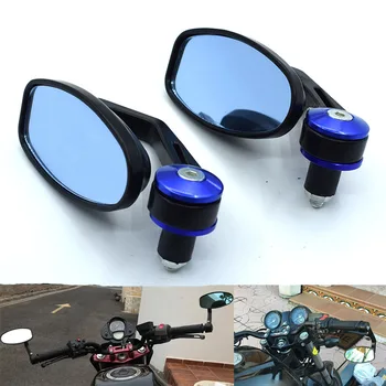 

Motorcycle Handle Bar End Mirror 7/8" 22 mm Side Rearview Mirrors For Yamaha FZ1 FAZER FZ6 FZ6R FZ8 XJ6 MT-07 MT-09 FZ9 FZ-09