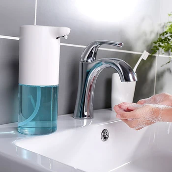 

Hand Washer Automatic Foam Soap Dispenser Sensor Bubble Machine Touchless Electroplated Sanitizer Dispensador