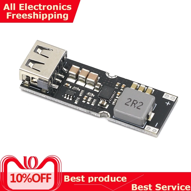 

Single Cell Lithium Battery Boost Power Module Board 3.7V 4.2V Liter 5V 9V 12V USB Mobile Phone QC Fast Charge QC2.0 QC3.0