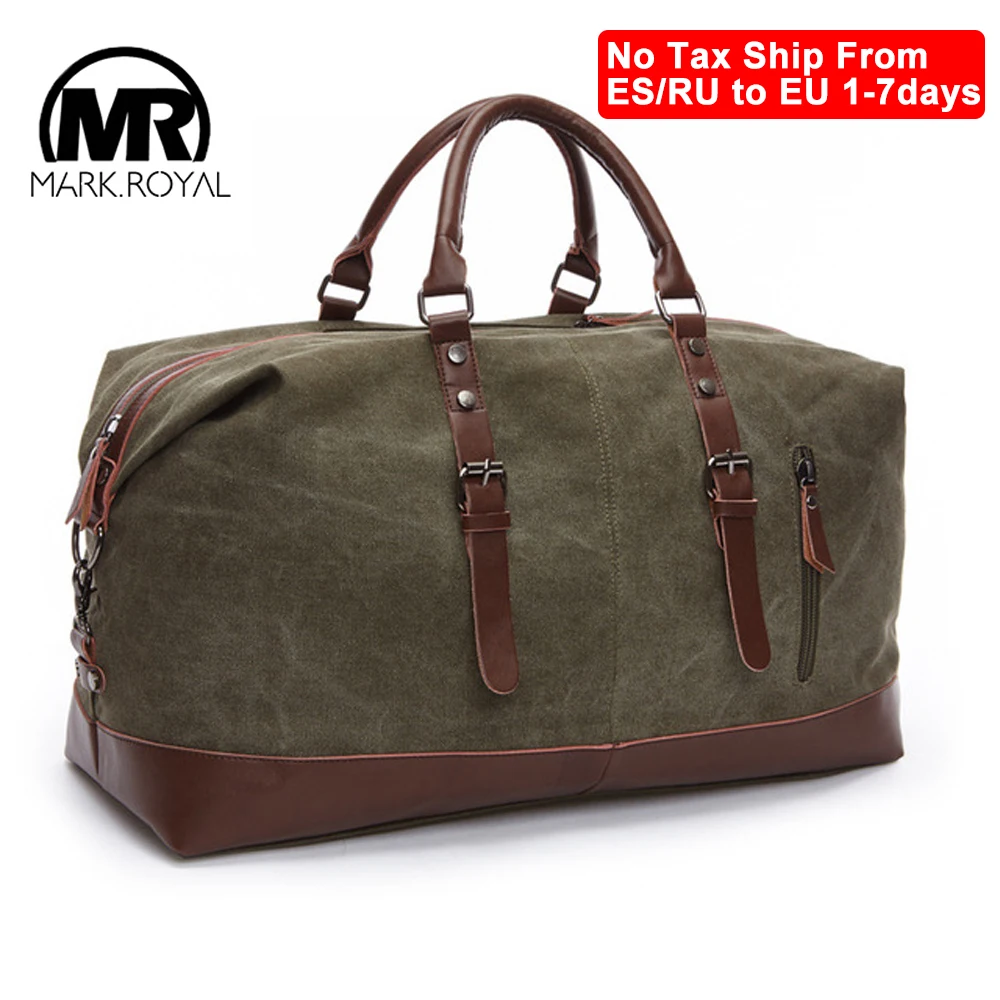 Handbag Canvas-Bag Luggage Shoulder-Bag Overnight Large-Capacity MARKROYAL Cut-Proof