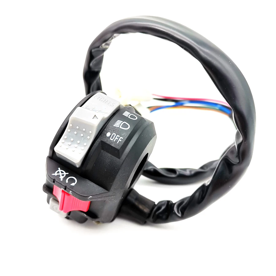 Interruttore Luce Manubrio Moto Hi/Low/On/Off Per Yamaha Moto 4 Warrior 350 Yfm250 350