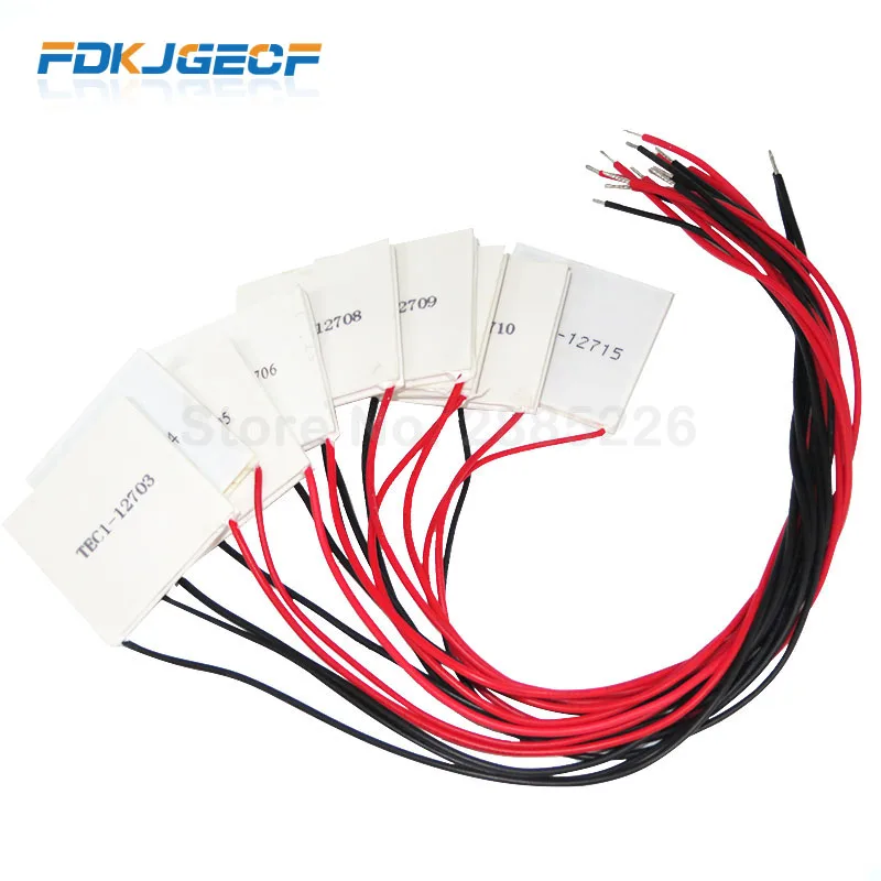 1 шт. TEC1-12705 Термоэлектрический охладитель Пельтье TEC1-12706 TEC1-12710 TEC1-12715 Пельтье Elemente модуль 40*40 мм 12709 12715 12712