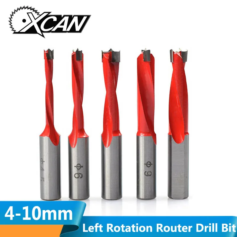 XCAN 1 шт. 4-10 мм Дерево Forstner сверло левое вращение фрезы ...