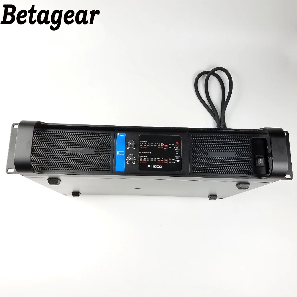 Betagear профессиональный усилитель 2350 Вт x2 канальный усилитель мощности сабвуфер 14000q профессиональный сценический аудио усилитель мощности