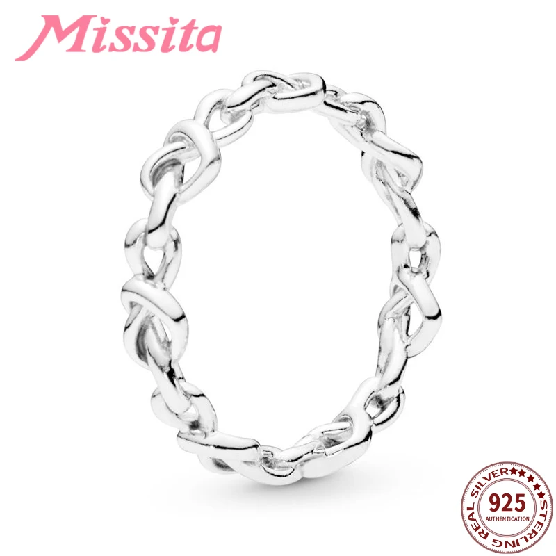 MISSITA 2019 Новое модное кольцо любовь кольца в виде сердца прозрачный CZ Подходит для