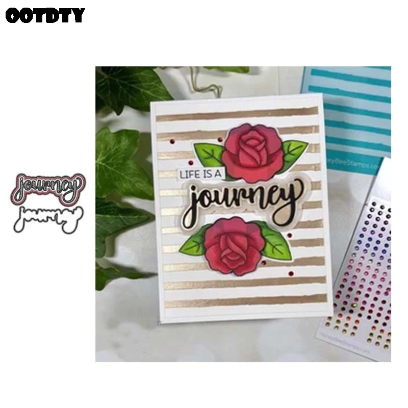 Letter Metal Cutting Dies Stencil Scrapbooking Album Stamp Paper Card Embossing Decor