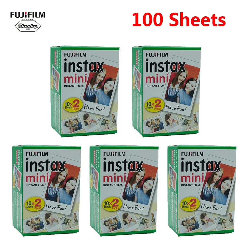 Fujifilm Instax Mini белая пленка mini 9 8 для камеры Polaroid 7s 10 100 листов фотобумага|Фотоплёнка|
