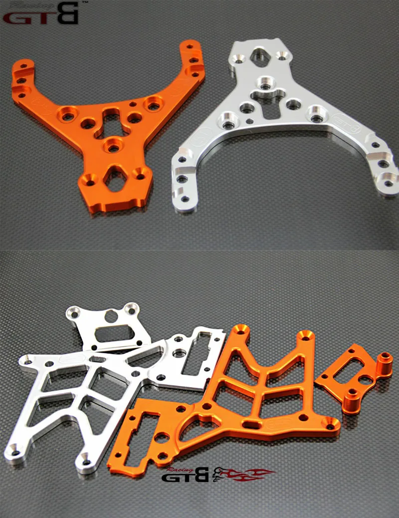 GTB aluminum front upper plate+rear upper plate for HPI Baja 5B , KM,Rofun  Buggy & Trucks rc car parts