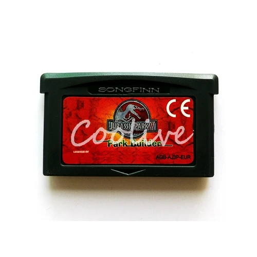 

Jurassic Park III Park Builder Video Game Memory Cartridge Card for 32 Bit Console Accessories