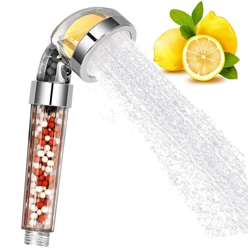 

Vitamin C Shower Head Fluoride Chlorine Filter Softens Handheld Water Ionic ABS Spray Accessories Attachments